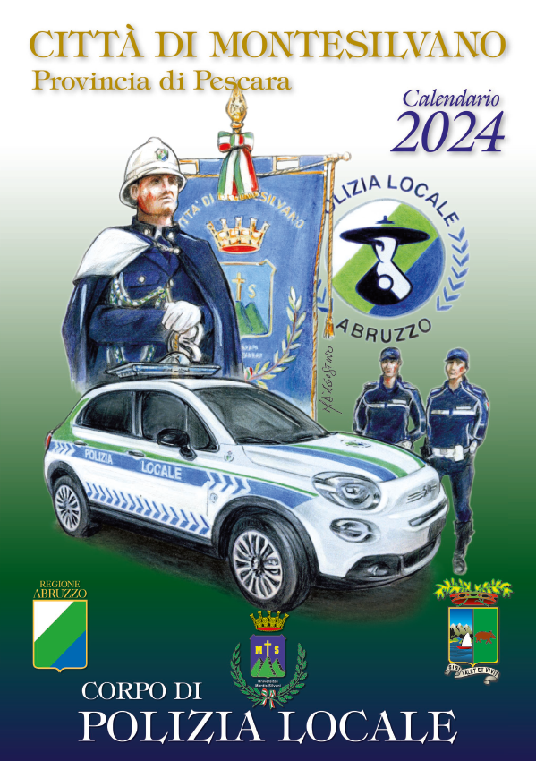 Calendario 2024 Polizia Locale Montesilvano / Notizie / Novità / Comune