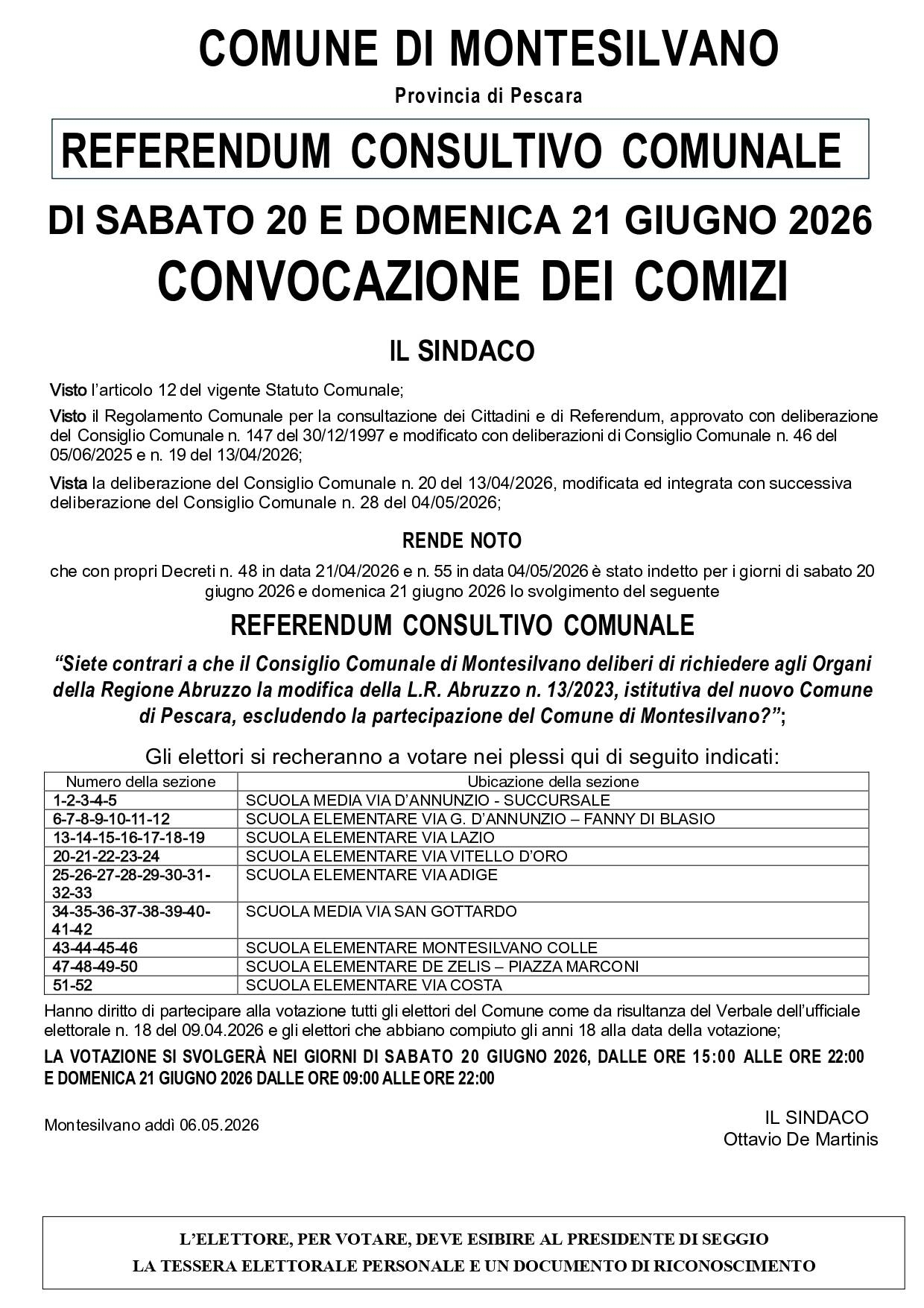 MANIFESTO COMIZI