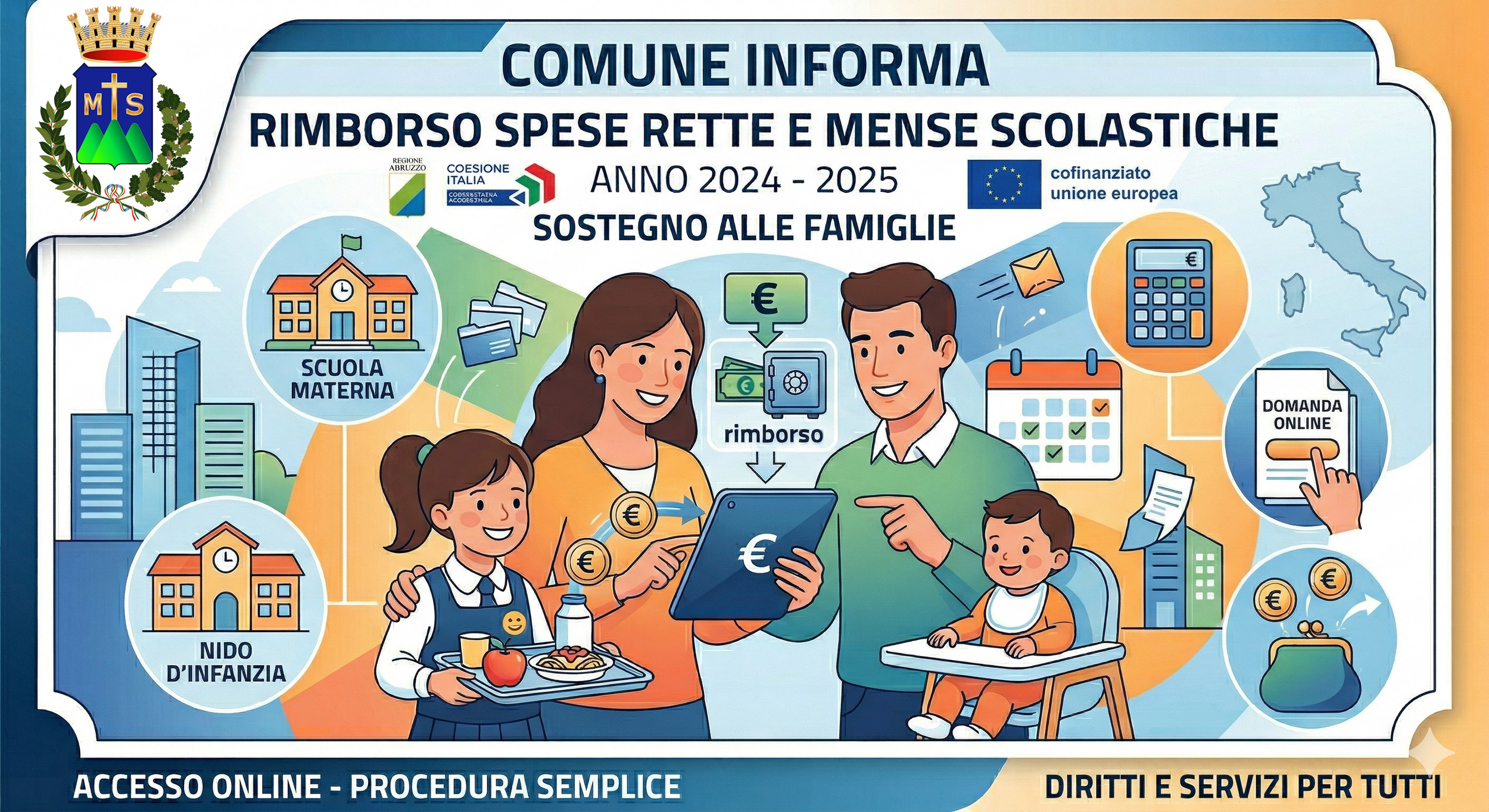 Rimborso rete e refezione